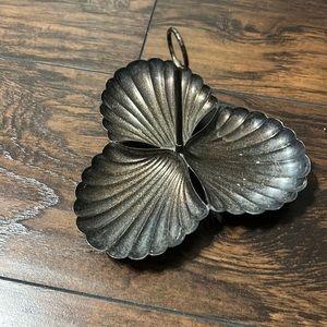 Vintage Silver dish with shell shaped